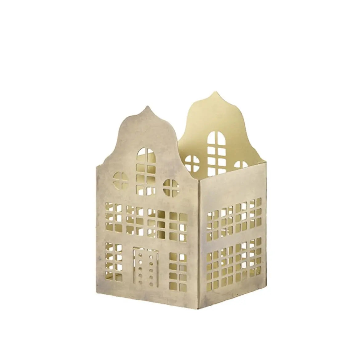 Seitenansicht goldenes Lichthaus Brownstone von bungalow DK