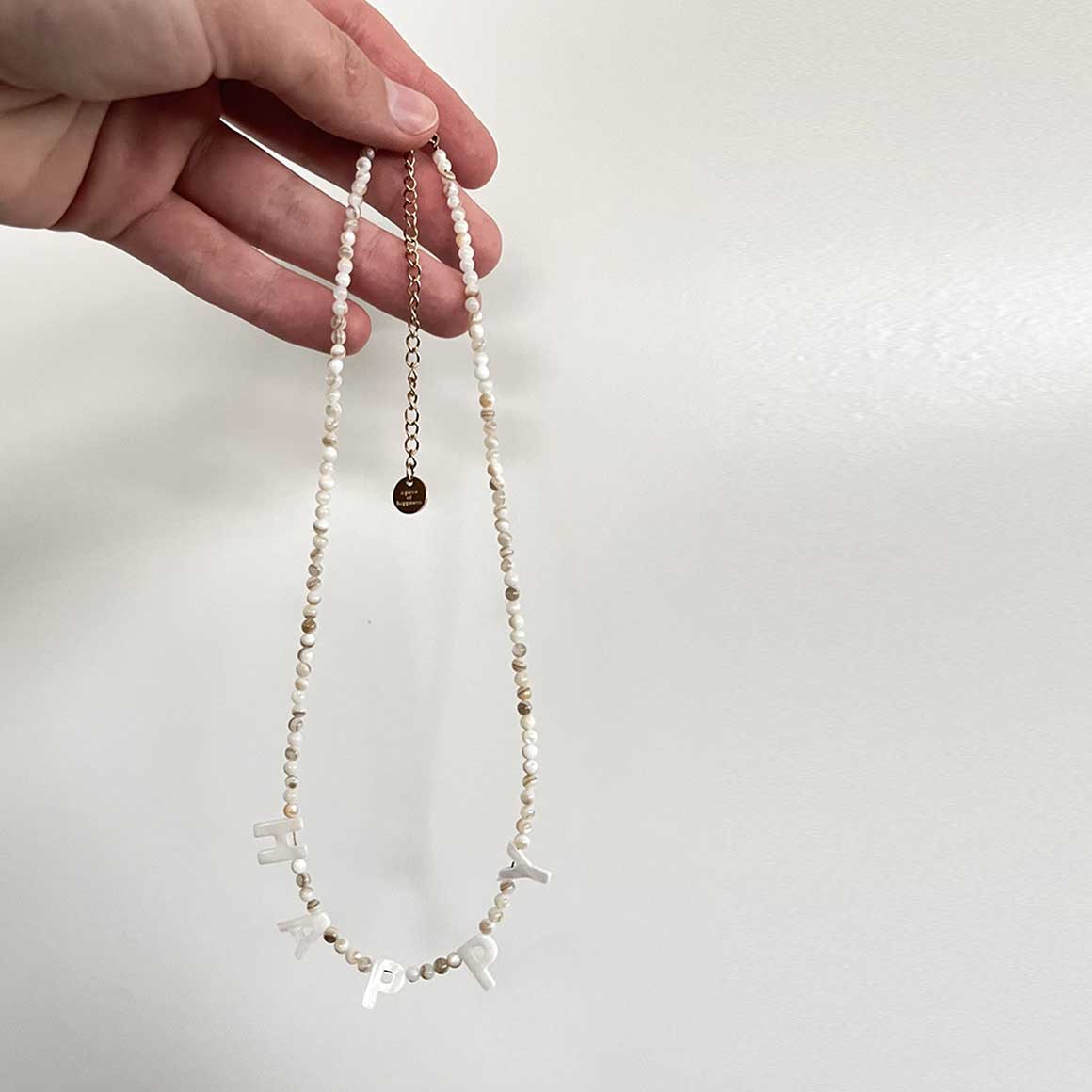 halskette modeschmuck happy sommer schmuck beige biba soulbirdee onlineshop