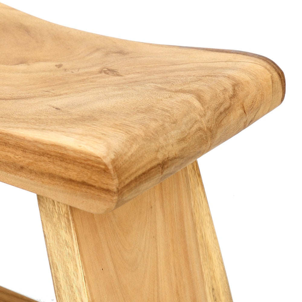 Teak Holzhocker ♥ Möbel aus Teak-Holz von Bazar Bizar online kaufen ♥ Traumhaft schöne Boho Möbel bei Soulbirdee Onlineshop | Boho Deko