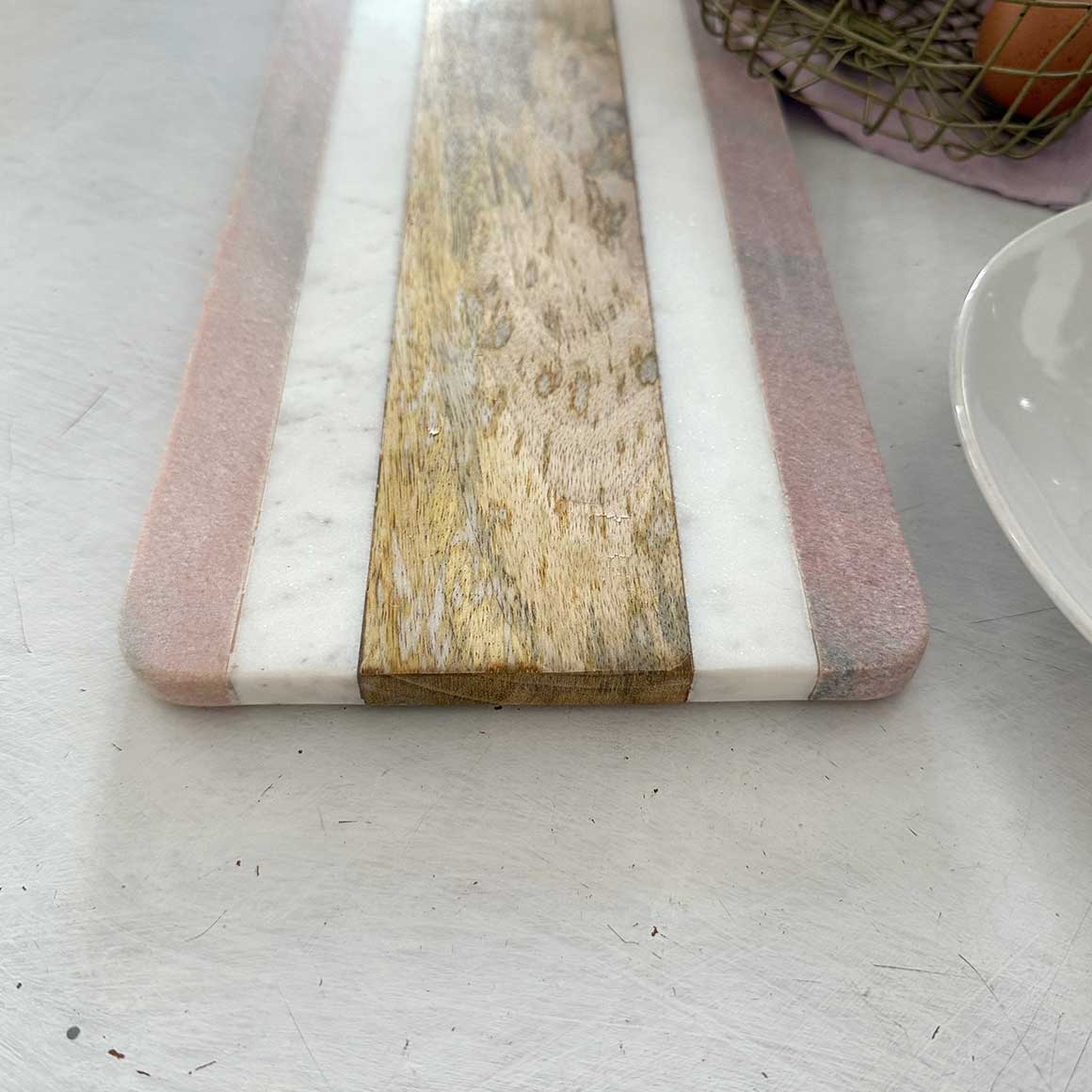 holzbrett servierbrett jline corian küchendeko