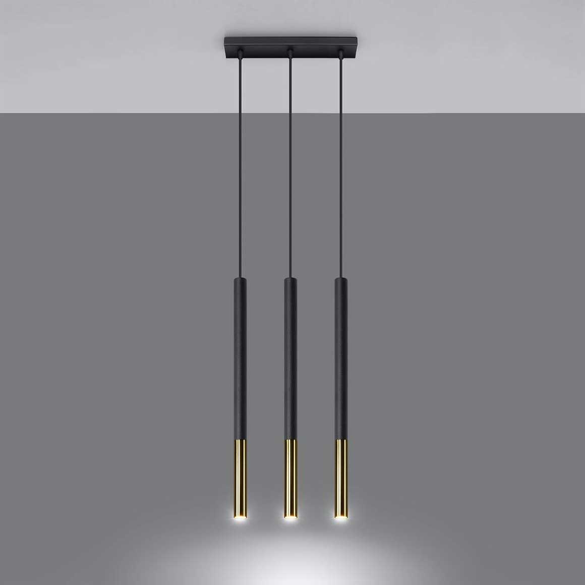 küchenleuchte schwarz gold led esstischlampe kücheninsel pendelleuchte lampe hängeleuchte soulbirdee onlineshop restaurant hängelampe