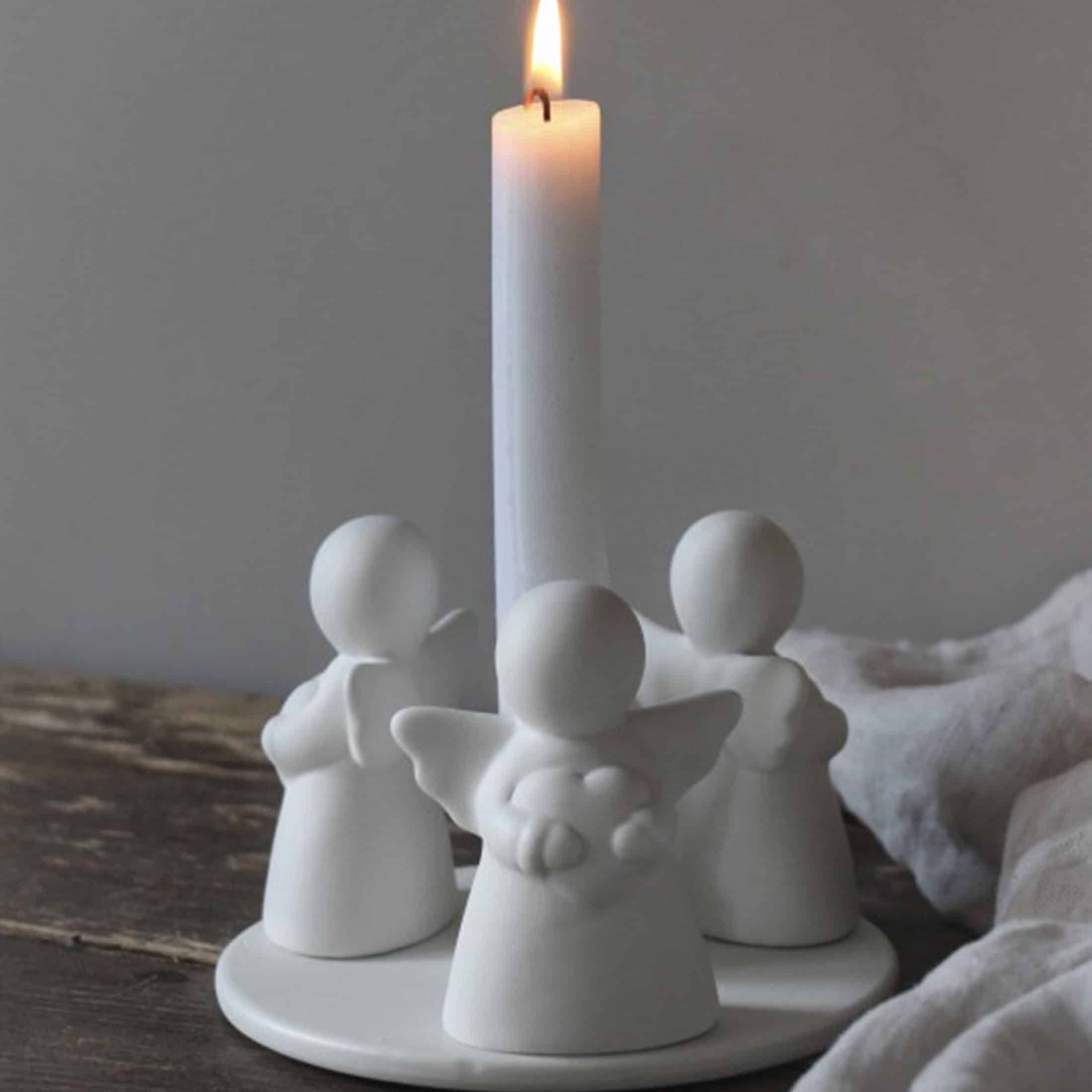 Kerzenständer 3 Weihnachtsengel