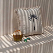 kissen dekokissen palme couchkissen boho kissenbezug beige Fransen soulbirdee onlineshop