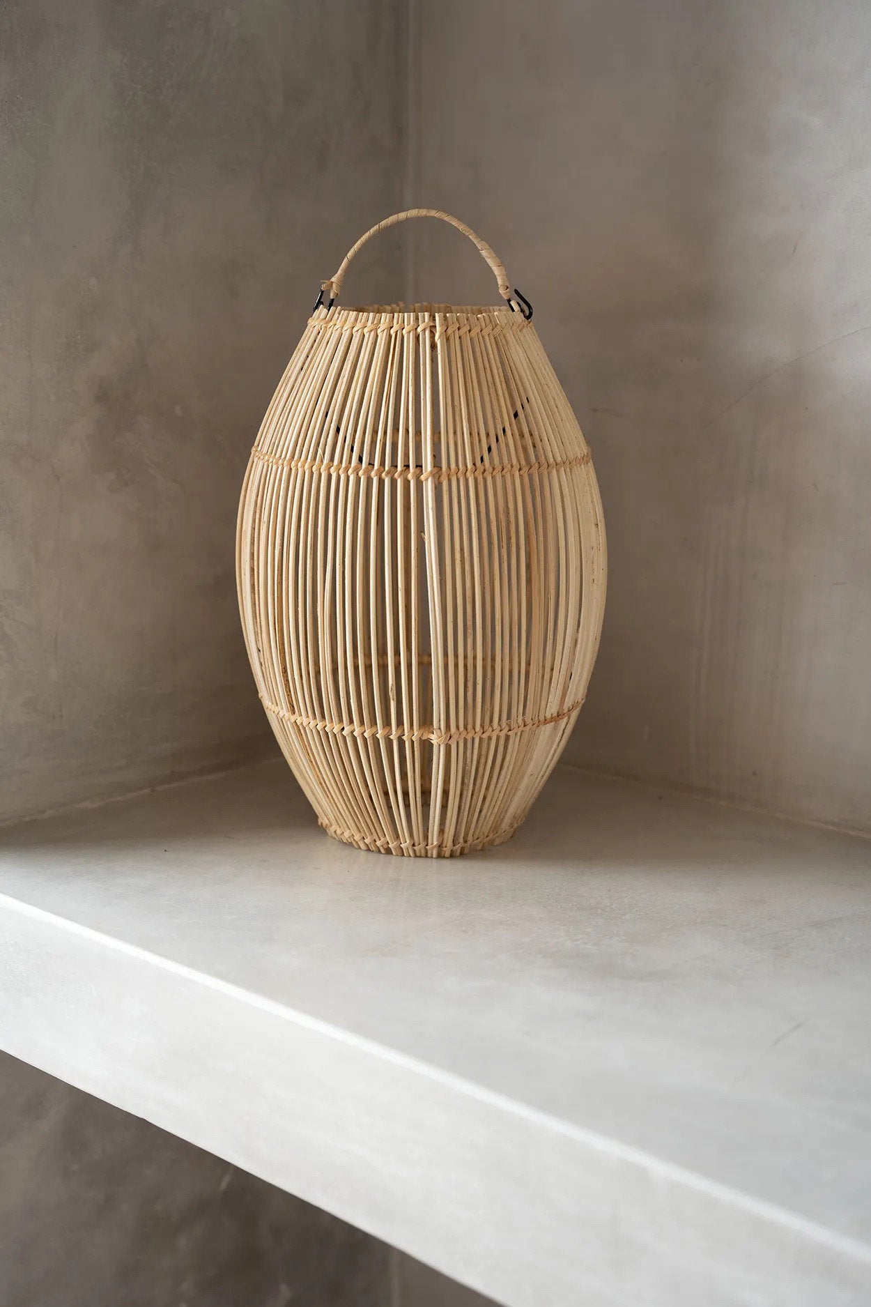 lampenschirm aus rattan zuri rattanleuchte pendelleuchte bodenlampe bazar soulbirdee onlineshop