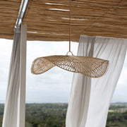 Hängelampe aus Rattan Boho Style Rattanlampe Marke Bazar Bizar Deckenlampe Naturmaterial Lampenschirm Rattanlampe Soulbirdee Lampenshop