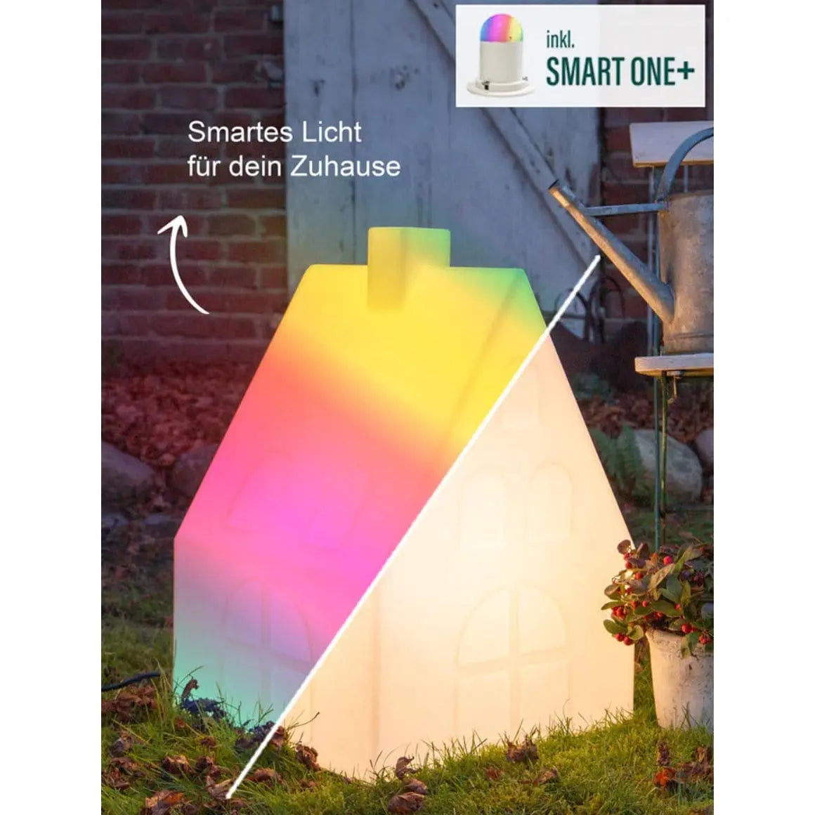 Haus bunt LED Licht Lampe Dekolampe Weihnachtsbeleuchtung Haus shining house soulbirdee Onlineshop
