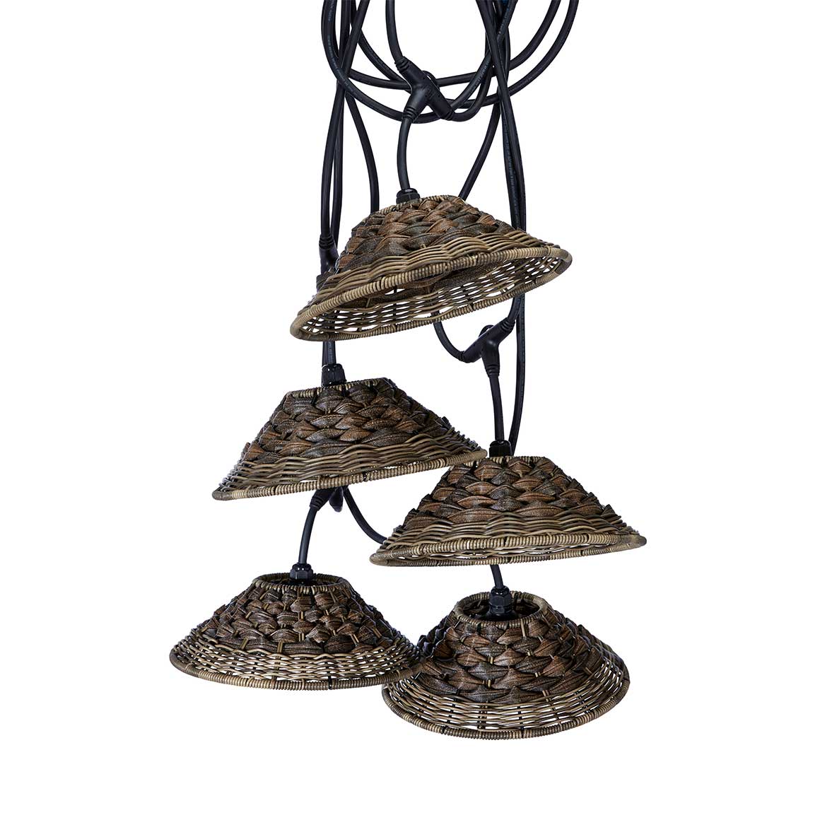 lichterkette girlande landhaus stil partylichter rattan lampenschirm outdoor soulbirdee lampenshop onlineshop lampen draussen aussenlampe Kettenlicht für draußen