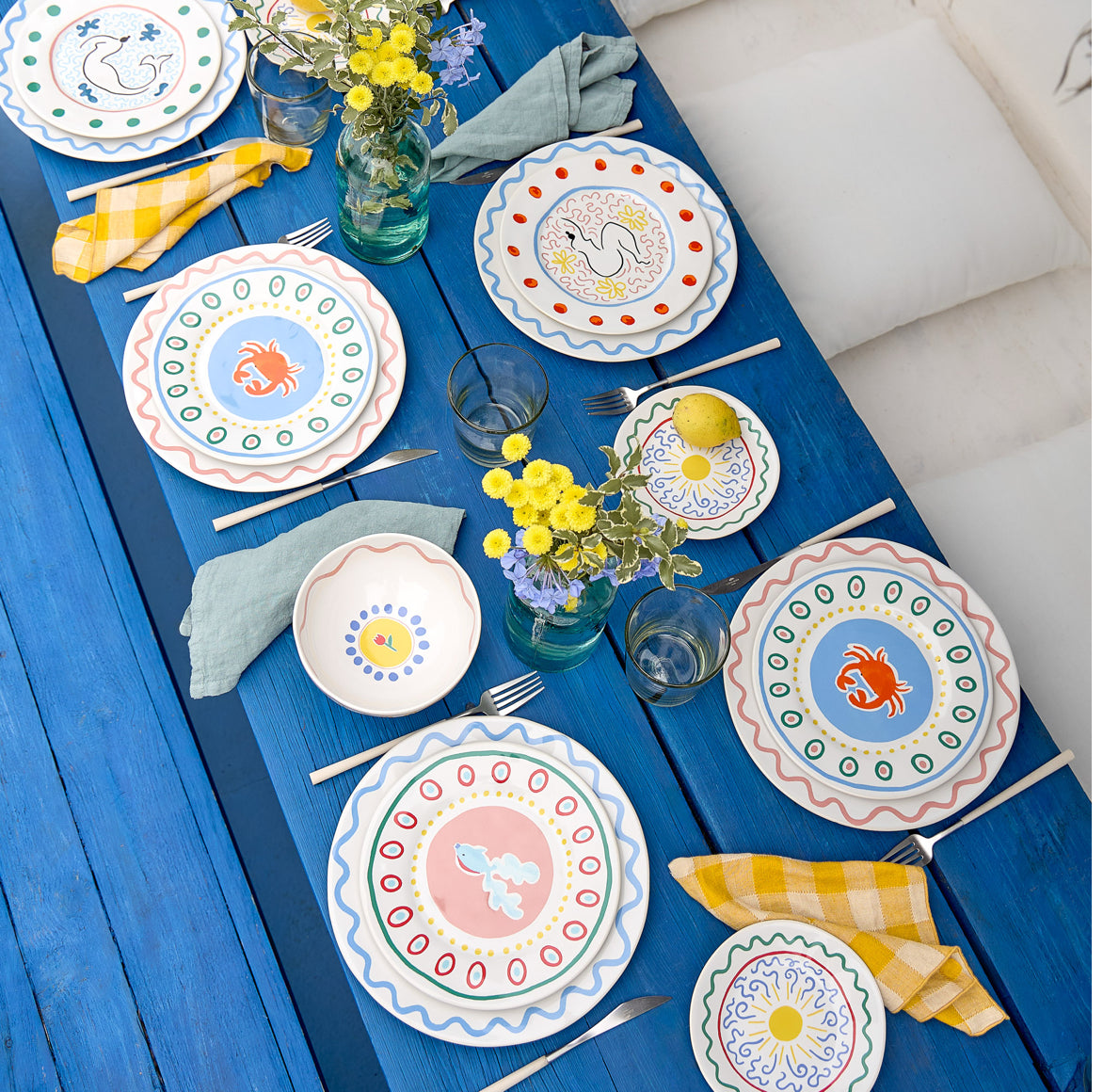 Buntes Mediterranes Geschirr mit farbenfrohen designs von Costa Nova – handgefertigt in Portugal