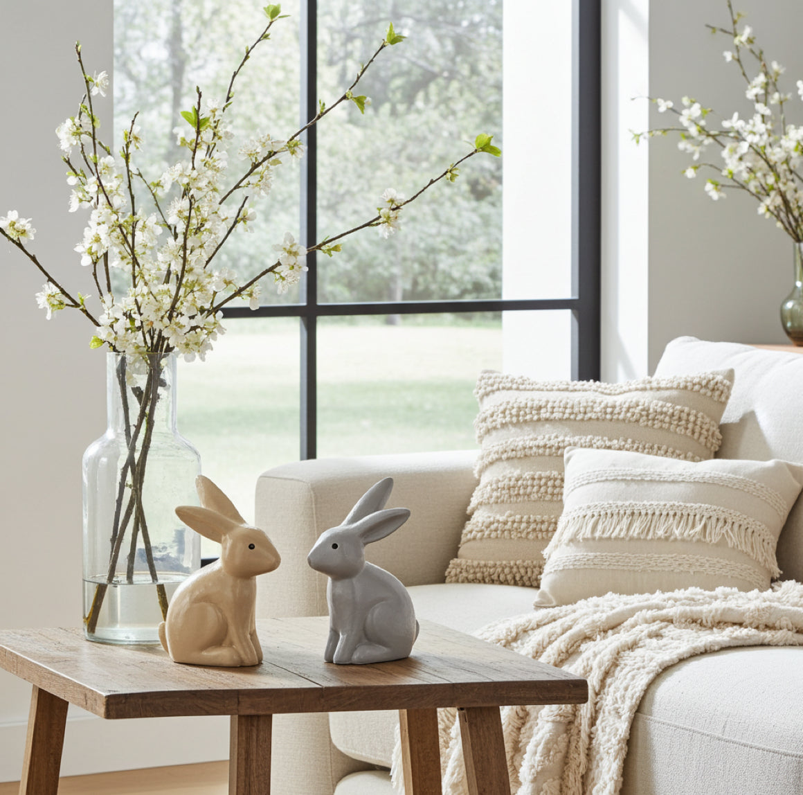 Landhaus-Hasen Fleur 2er Set