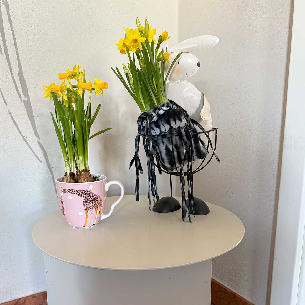 osterdeko deko hase tischdeko blumentopf korb soulbirdee onlineshop