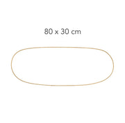 Goldener Metallring oval zum Aufhängen für Oster- und Weihnachtsdeko