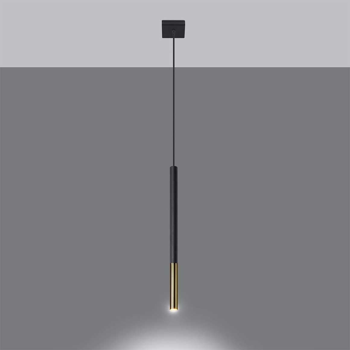 pendelleuchte lampe hängeleuchte schwarz gold soulbirdee onlineshop bar restaurant hängelampe