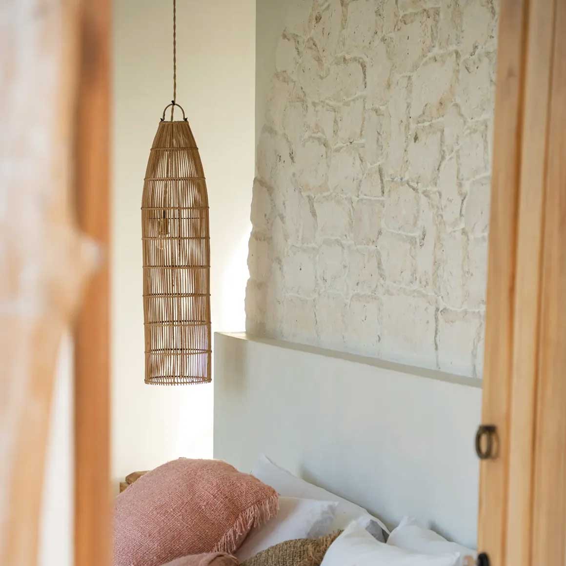 rattan deckenlampe lampenschirm hängelampe rattanlampe soulbirdee onlineshop