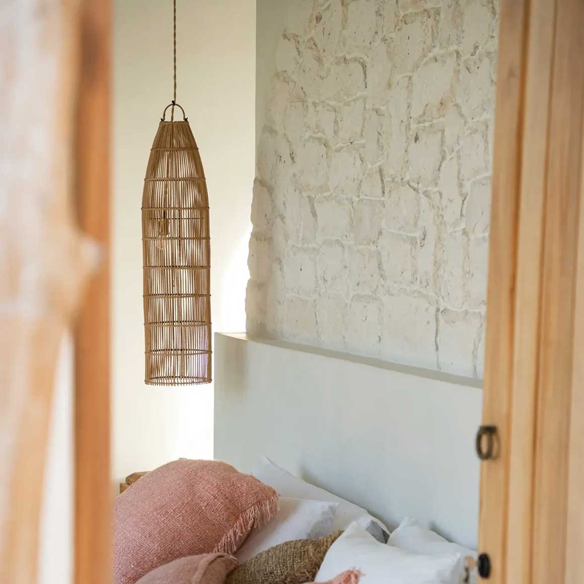 rattan deckenlampe lampenschirm rattanlampe soulbirdee onlineshop