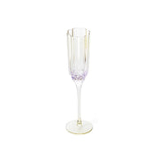 2er Set Champagnerflöten Pink Blush aus rosafarbenem Recyclingglas für stilvolle Tischkultur