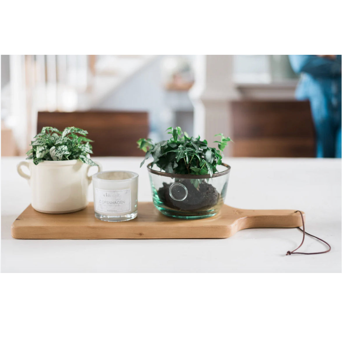 Dekoratives Servierbrett aus Akazienholz 