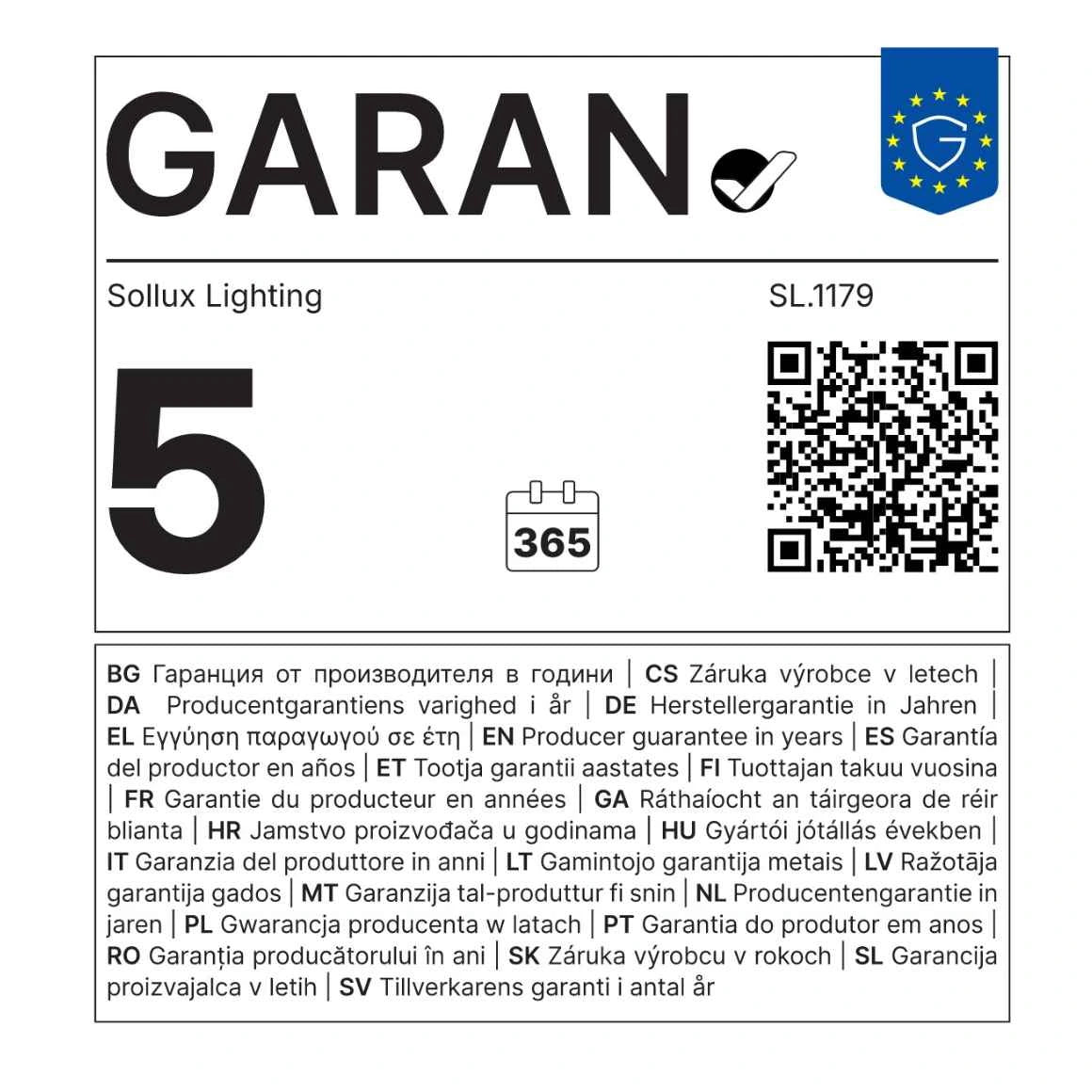 sollux garan sl1179 pastelo wandleuchte
