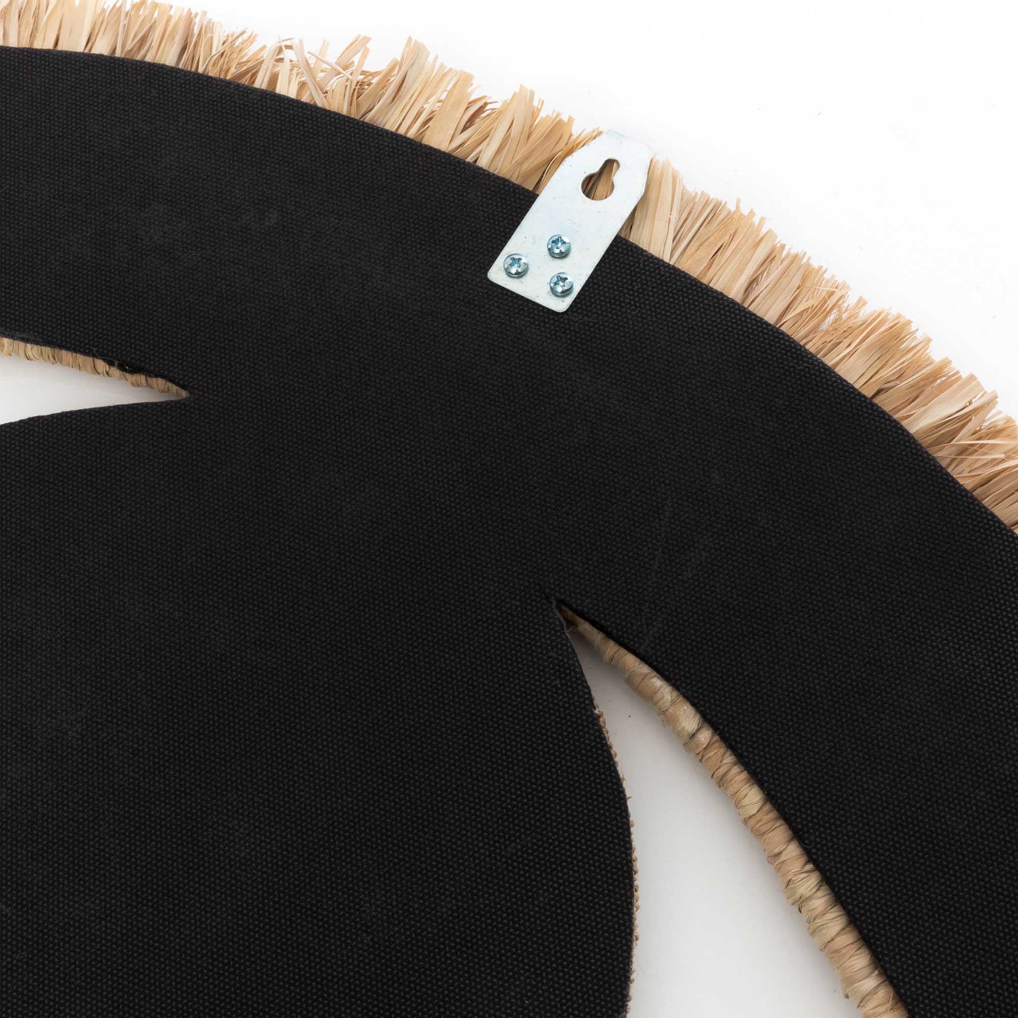 Raffia Eye Mirror BAVE006N-M-40x70 Bazar Bizar marokkanische Spiegel Boho Wanddeko Back Boho Deko Soulbirdee