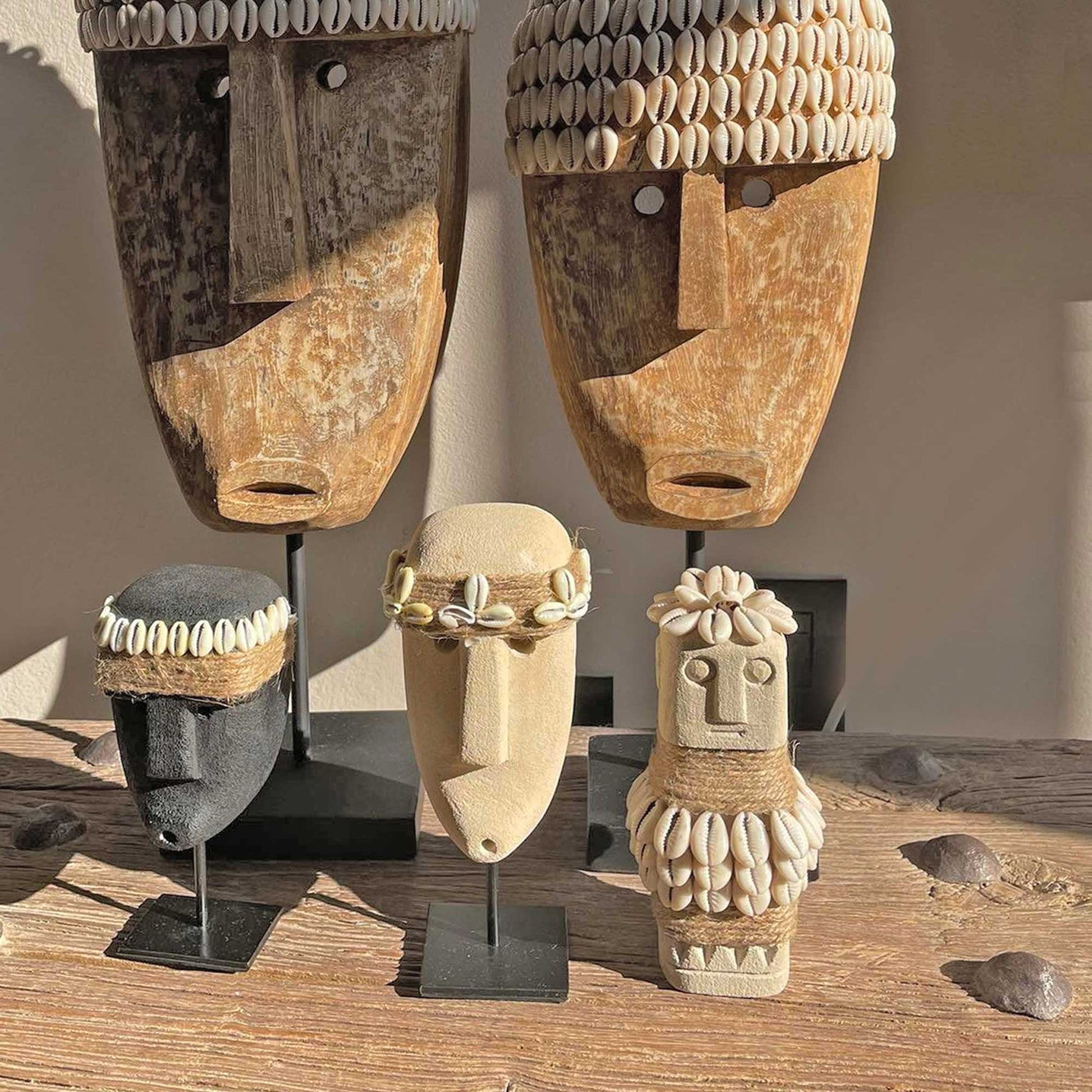 Sumba BAHRA033 Steinfigur Statue Bazar Bizar Deko Figur Frau Boho Style Deko online kaufen Soulbirdee Onlineshop