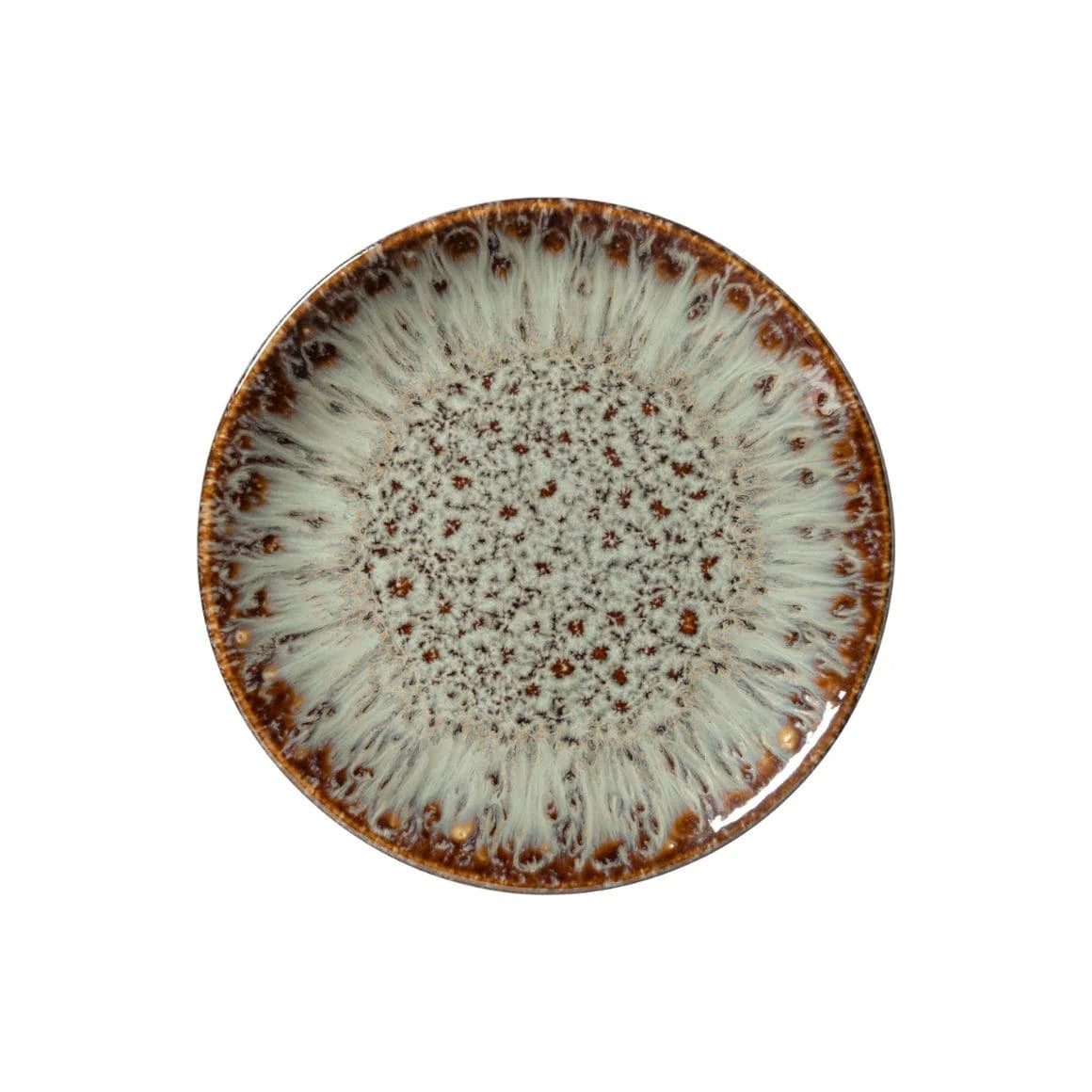 Speiseteller Roda Cocoa Brown Costa Nova Herbstgeschirr Winter dunkel gemustert Grau Braun 