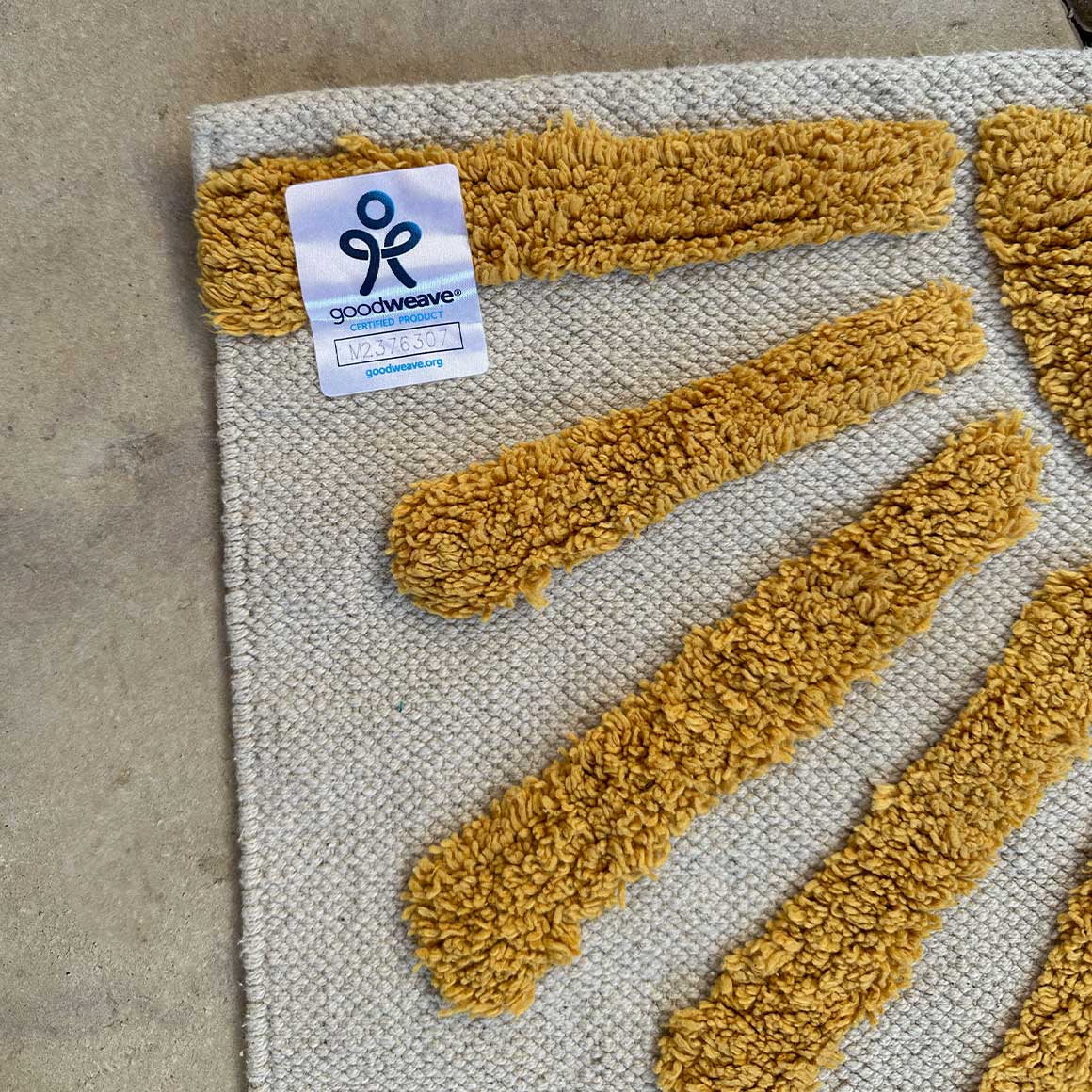 Badteppich Teppich Badezimmer Läufer Good weave siegel Kinderzimmer Teppich | Teppich kaufen | Sonne Gelb Soulbirdee Onlineshop