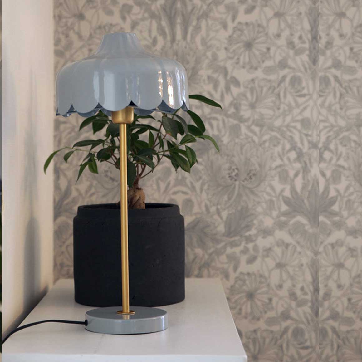 tischlampe landhausstil schlafzimmer blau gold soulbirdee onlineshop lampenshop tischleuchte