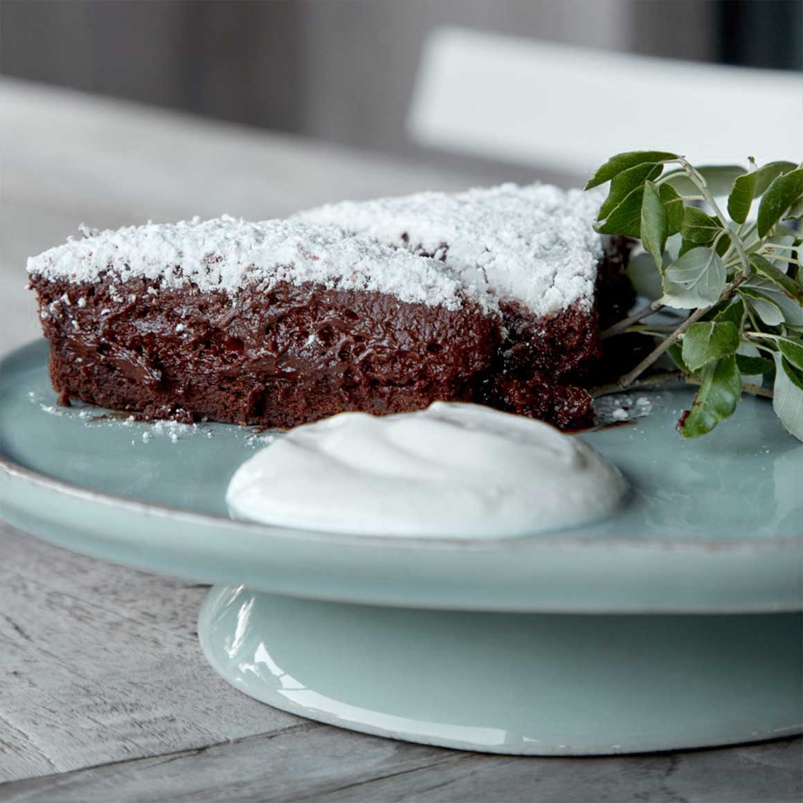 Tortenständer Kuchenständer Dekotablett Mint türkis aqua Moderner Tortenständer auf Fuß Hochwertige Kuchenplatte mediterranes Türkis, spülmaschinenfest Tortenplatte Tischdeko geschirr serviergeschirr Soulbirdee