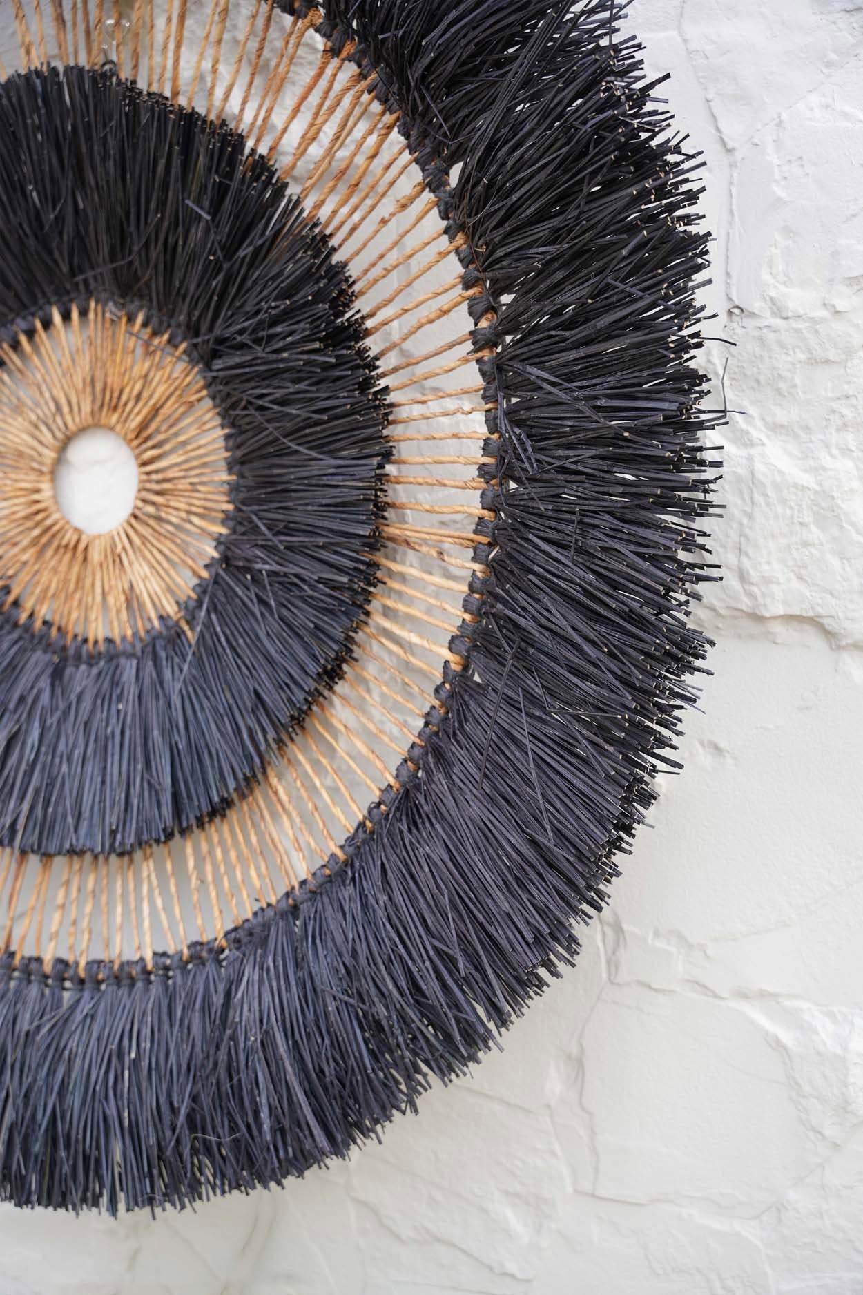 wanddeko rund schwarz soulbirdee onlineshop