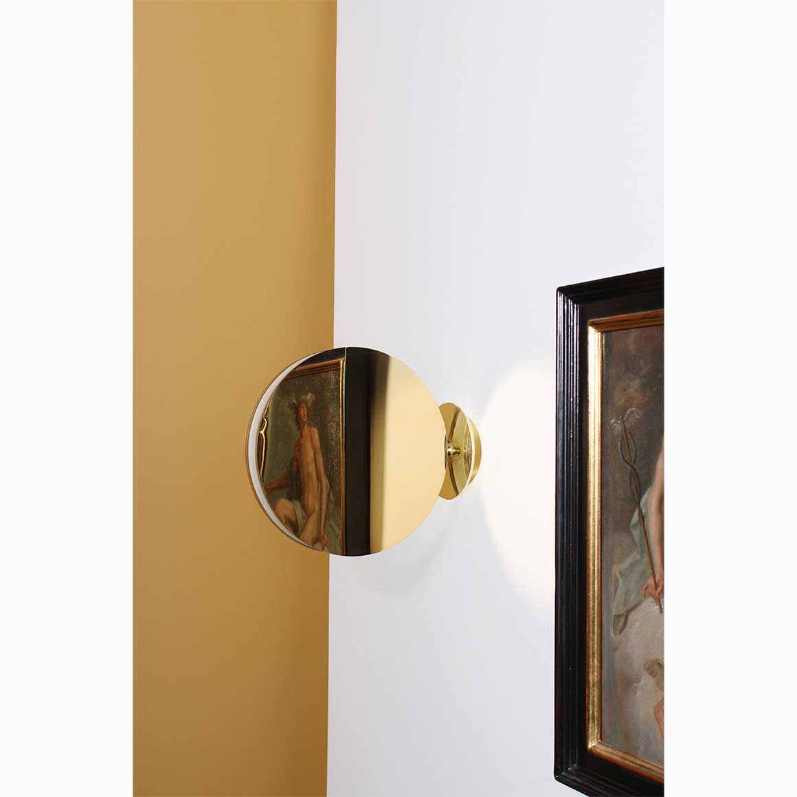 designerlampe wandleuchte led wandlampe gold rund myra Soulbirdee shop baccaris edel hochwertig elegant modern