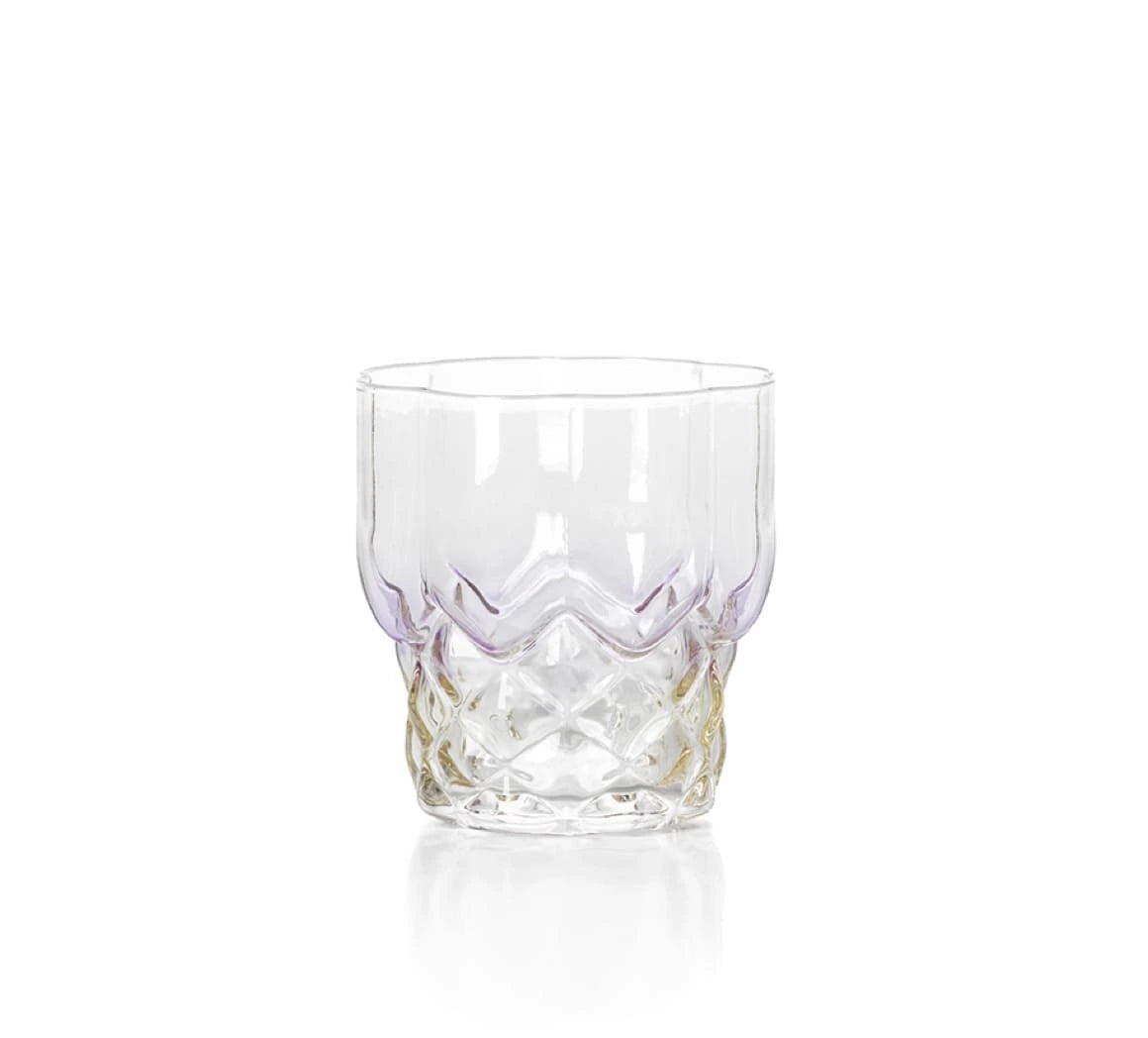 Pink Blush Tumbler aus Recyclingglas für Wasser und Limonade