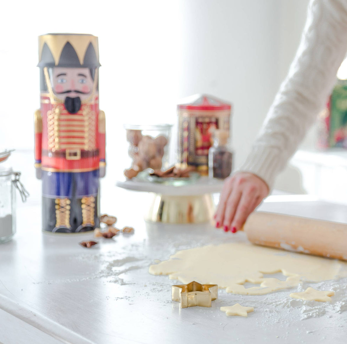 Weihnachtsbäckerei Zubehör und Dekoration zum Backen, Servieren und Verschenken im Soulbirdee Stil