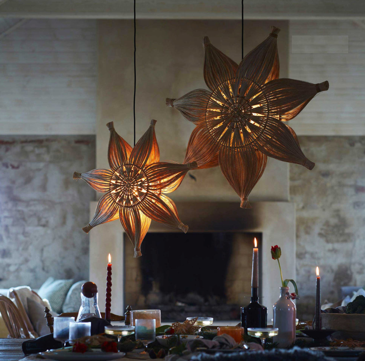 Weihnachtsleuchten als Weihnachtsbeleuchtung für innen und outdoor in verschiedenen Designs und Material von Rattan bis LED modern